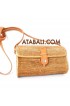 Ata long wallet purses bags sling  with leather clip 